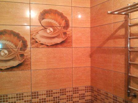 керамическая плитка в ванной комнате